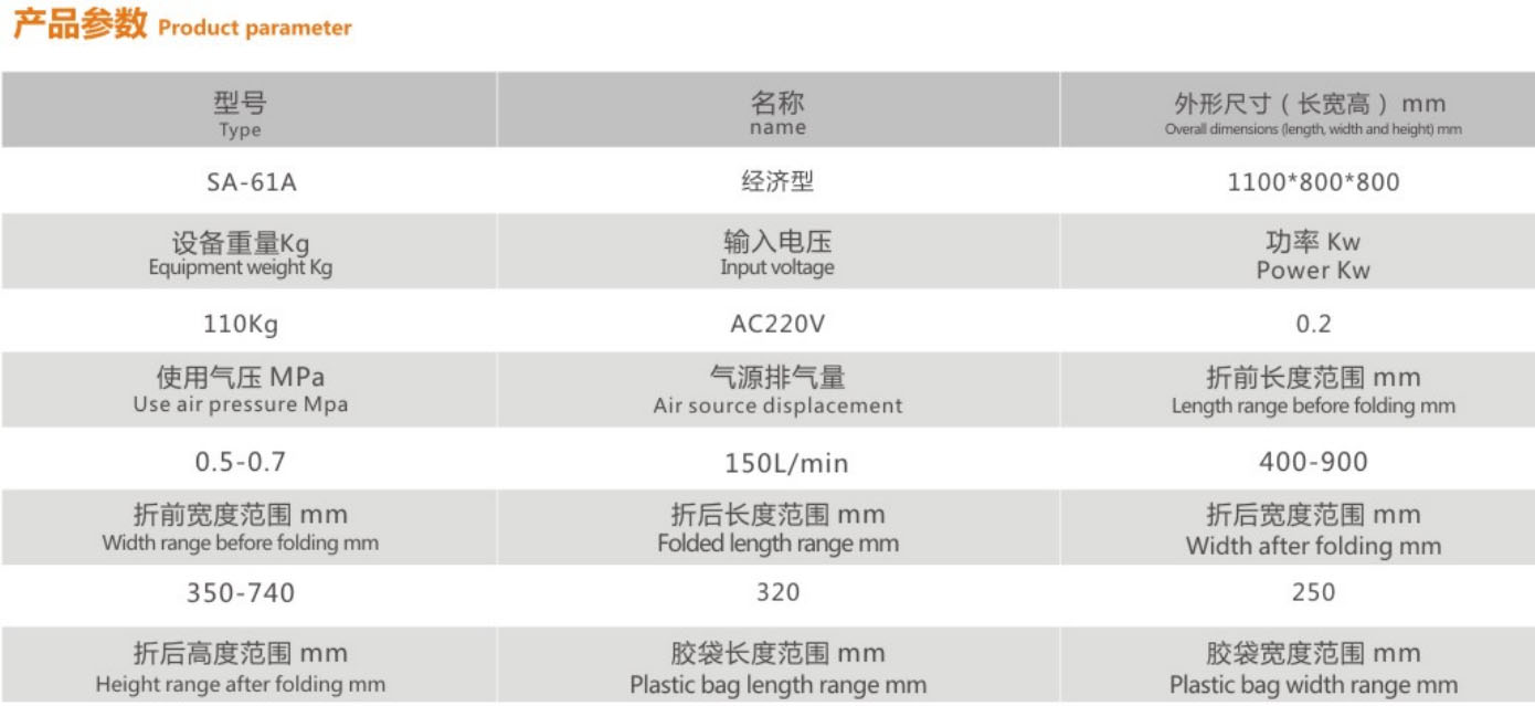 Garment folding machine